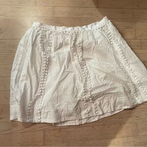 Elegant Jcrew White Mini Skirt